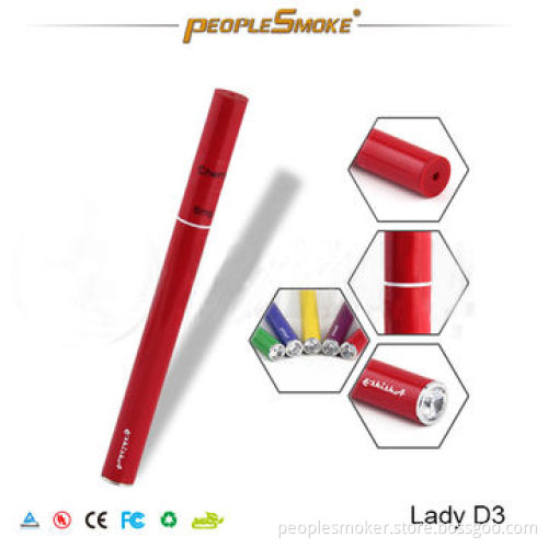 Electronic Cigarette for Lady with Many Colors, 150mAh Battery Capacity with Diamond